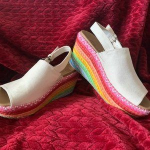 Skechers Rainbow Wedge Sandal